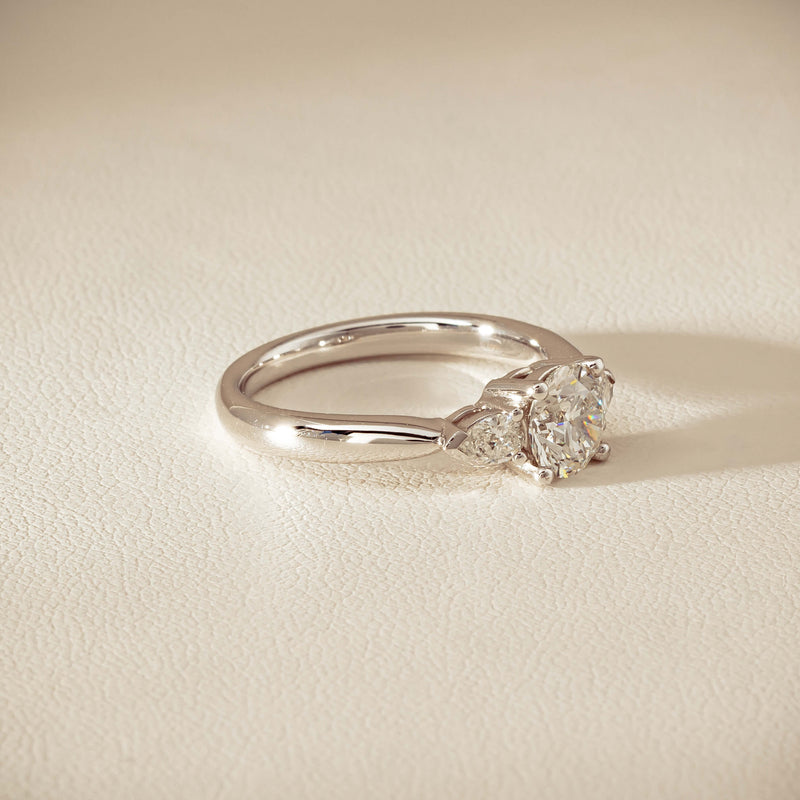 18ct White Gold 1.01ct Diamond Ayla Ring - Ring - Walker & Hall