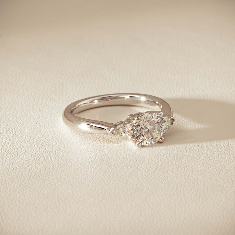18ct White Gold 1.01ct Diamond Ayla Ring - Ring - Walker & Hall