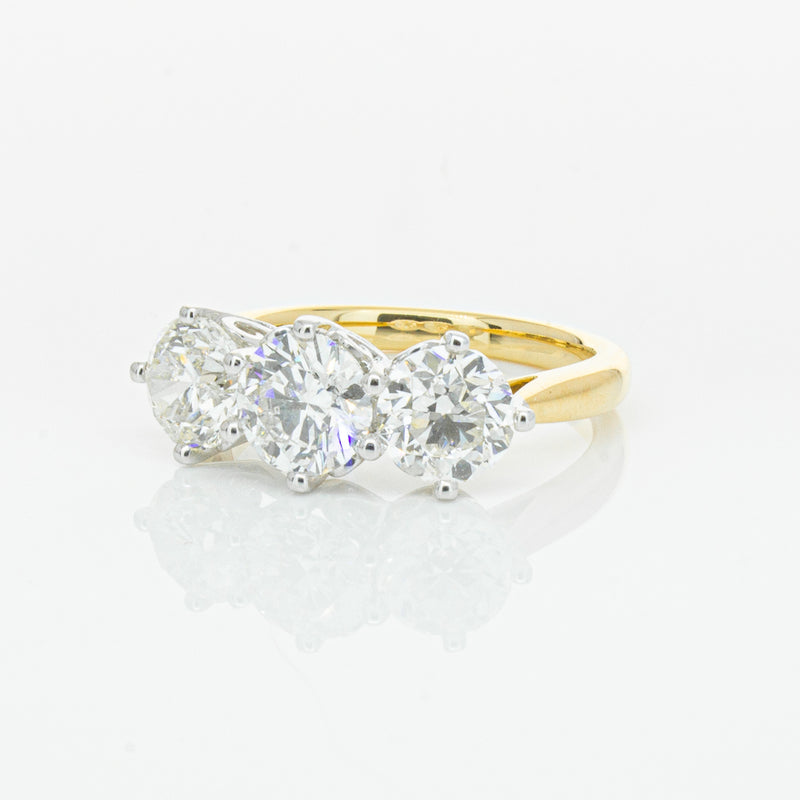 18ct Yellow Gold 3.00ct Diamond Coronado Ring-Ring-Walker & Hall