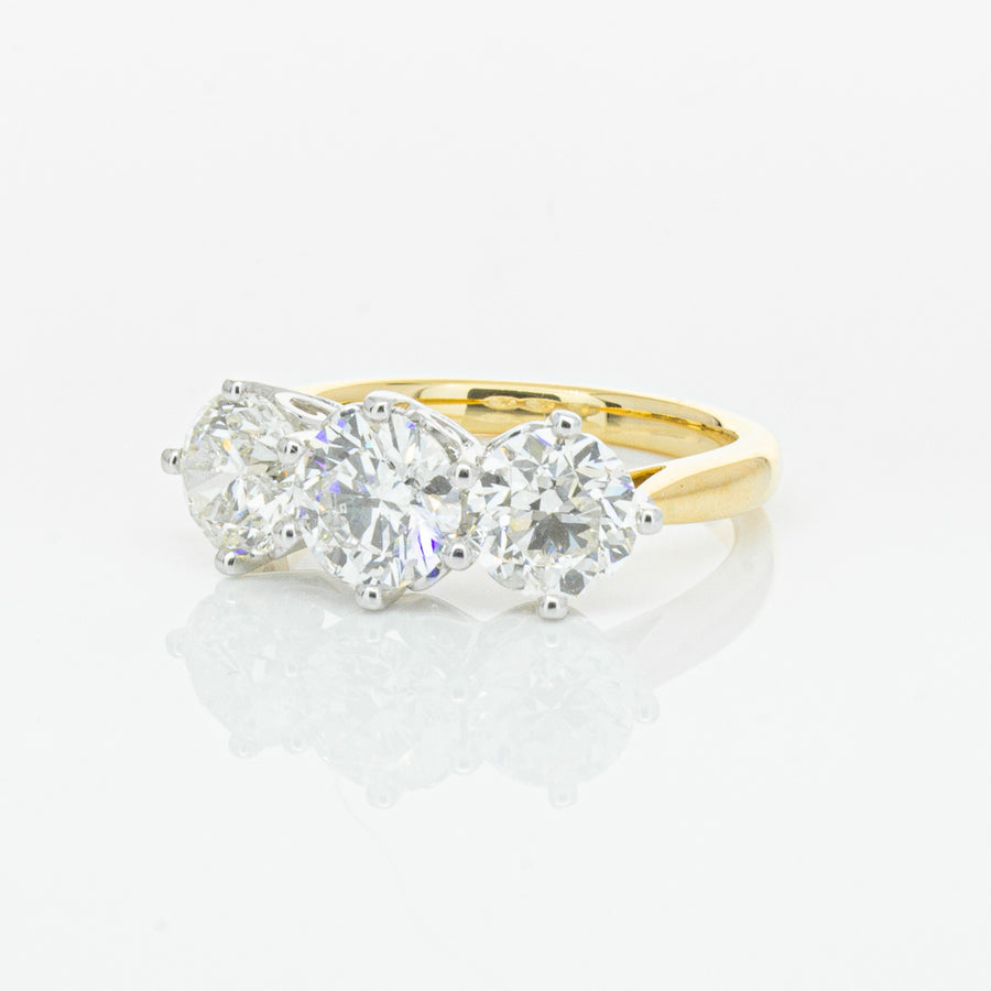 18ct Yellow Gold 3.00ct Diamond Coronado Ring-Ring-Walker & Hall
