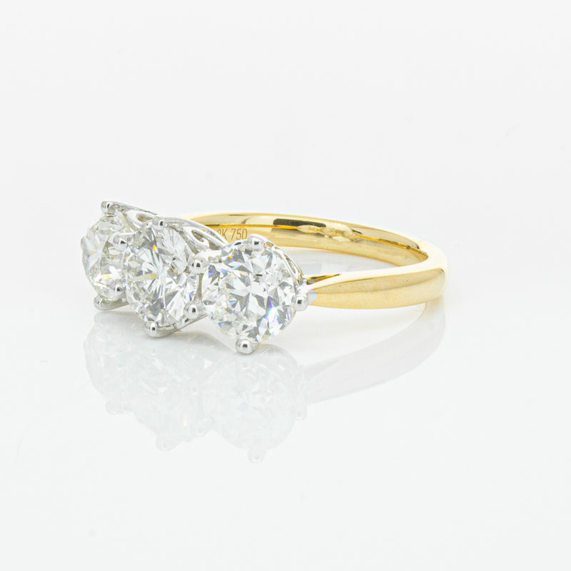 18ct Yellow Gold 3.00ct Diamond Coronado Ring-Ring-Walker & Hall
