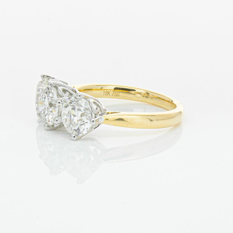 18ct Yellow Gold 3.00ct Diamond Coronado Ring-Ring-Walker & Hall