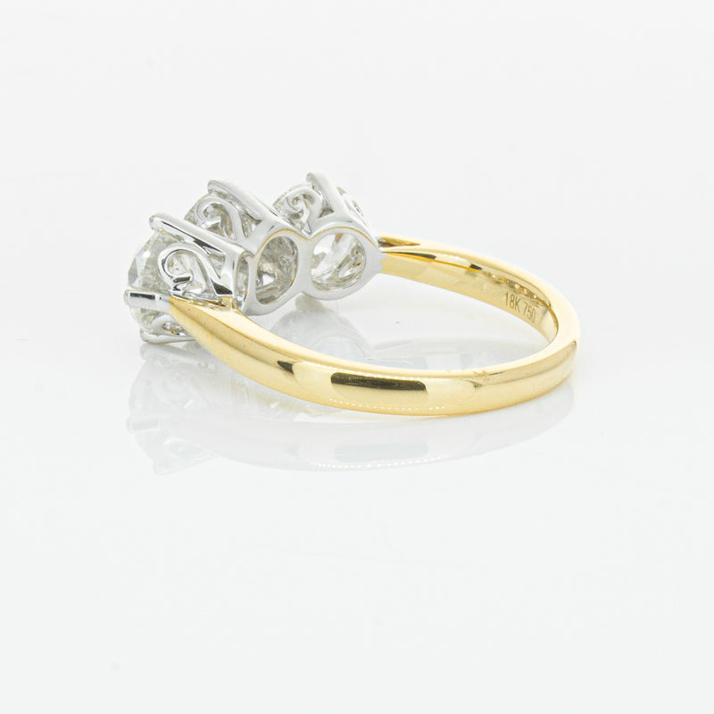 18ct Yellow Gold 3.00ct Diamond Coronado Ring-Ring-Walker & Hall