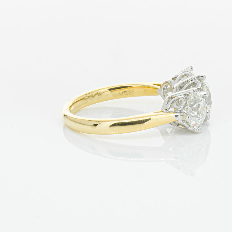 18ct Yellow Gold 3.00ct Diamond Coronado Ring-Ring-Walker & Hall