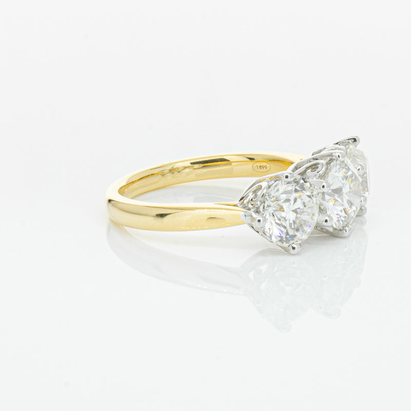 18ct Yellow Gold 3.00ct Diamond Coronado Ring-Ring-Walker & Hall