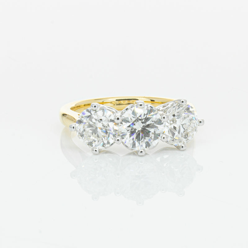 18ct Yellow Gold 3.00ct Diamond Coronado Ring-Ring-Walker & Hall
