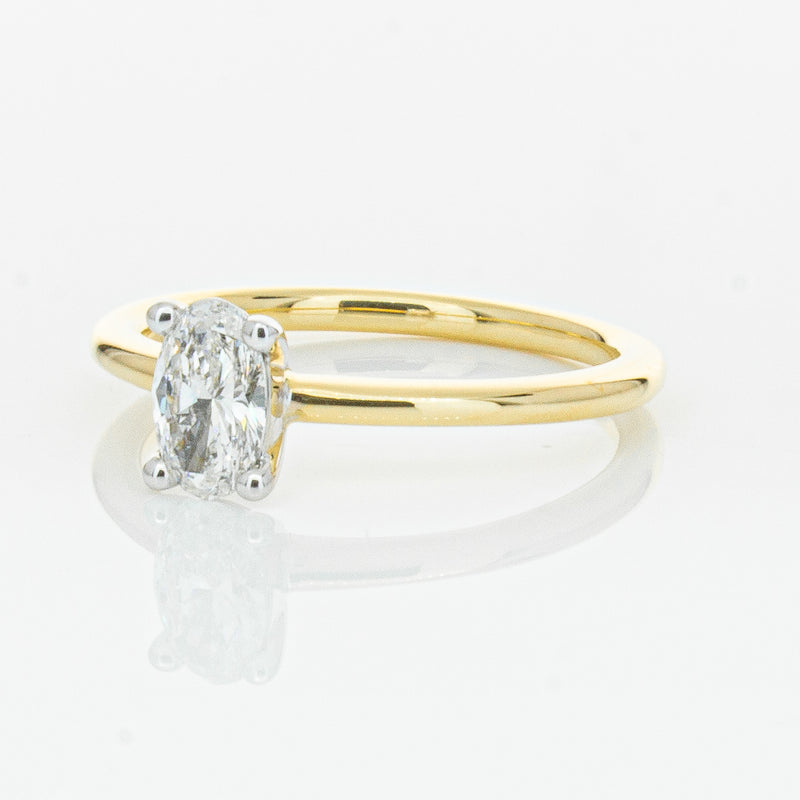 18ct Yellow Gold .52ct Diamond Melba Ring-Ring-Walker & Hall