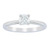 14ct White Gold .50ct Diamond Luna Ring-Ring-Walker & Hall