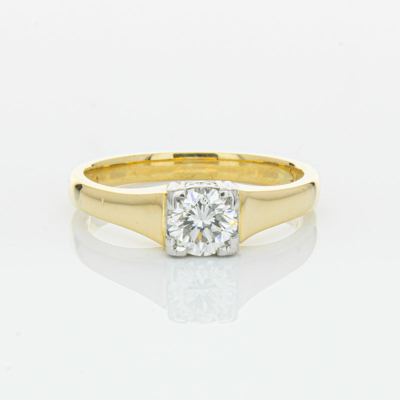 Deja Vu 18ct Yellow Gold .50ct Diamond Ring-Ring-Walker & Hall