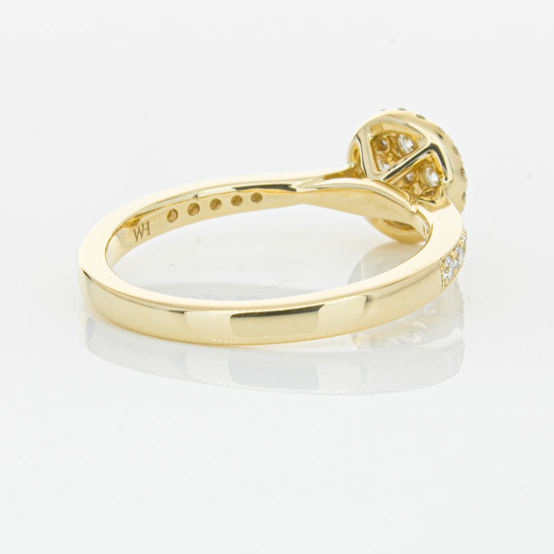 14ct Yellow Gold .44ct Diamond Phoebe Ring-Ring-Walker & Hall