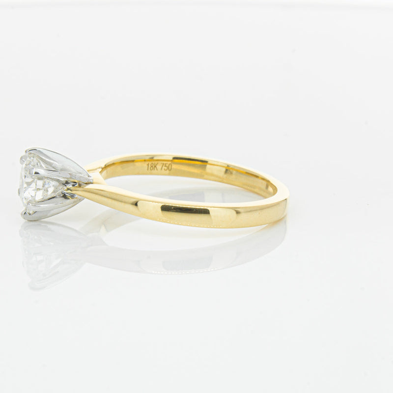 18ct Yellow Gold .71ct Diamond Capri Ring-Ring-Walker & Hall