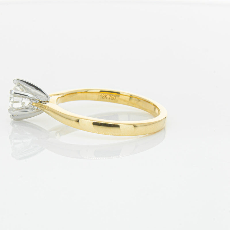18ct Yellow Gold .71ct Diamond Capri Ring-Ring-Walker & Hall