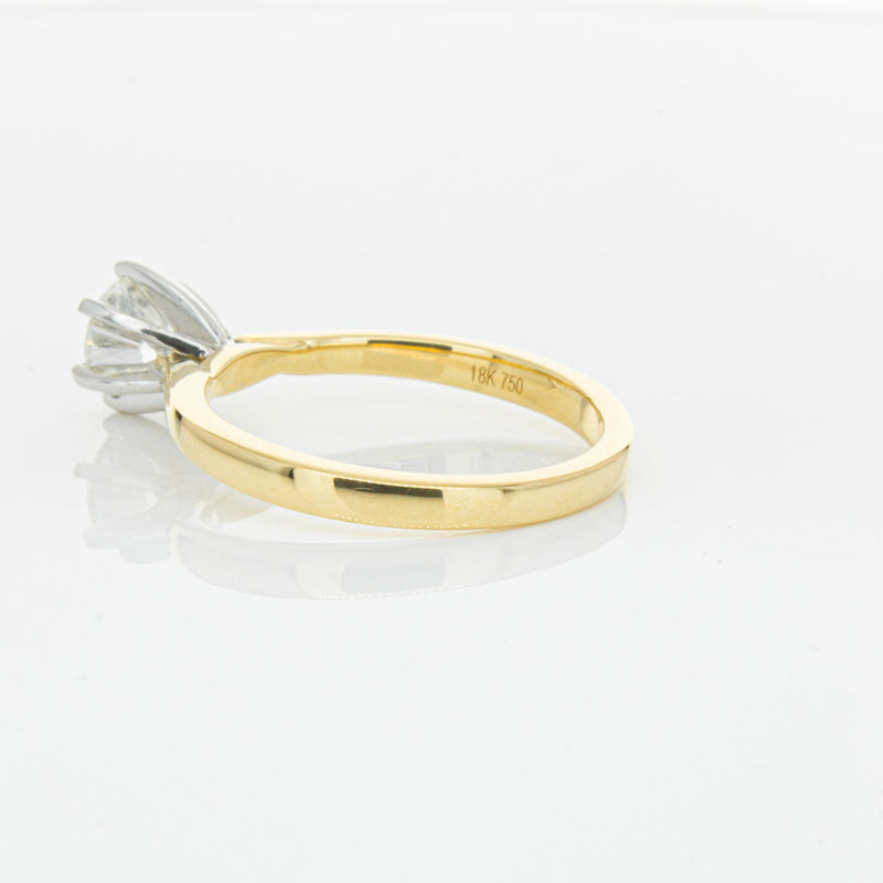 18ct Yellow Gold .71ct Diamond Capri Ring-Ring-Walker & Hall