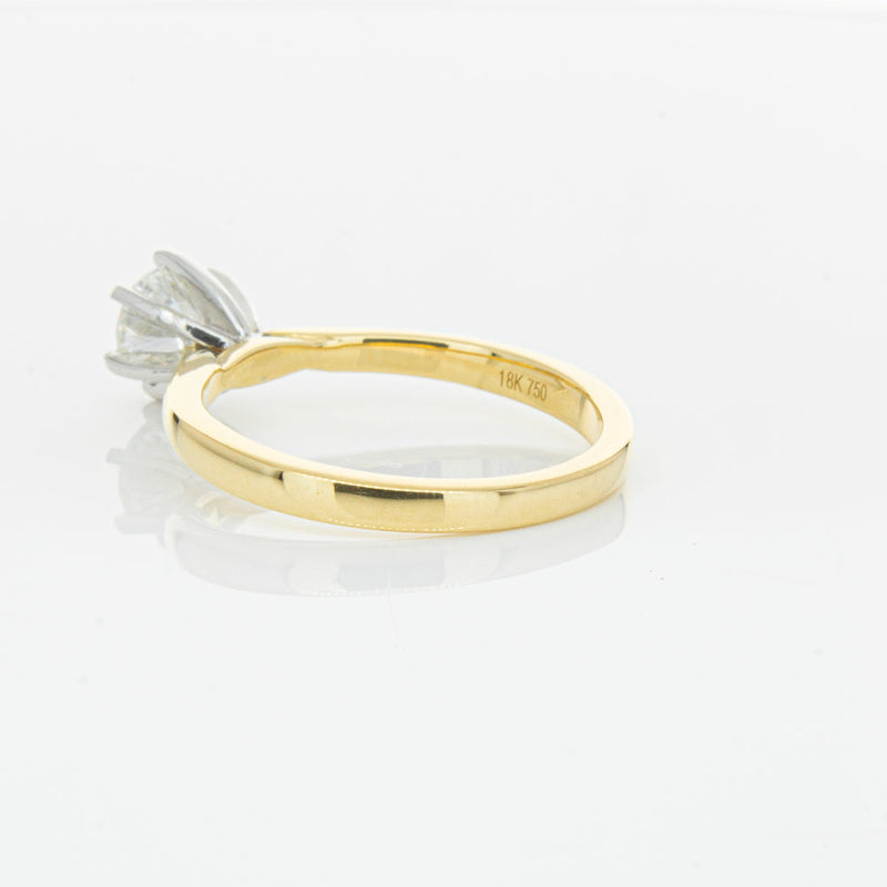 18ct Yellow Gold .71ct Diamond Capri Ring-Ring-Walker & Hall