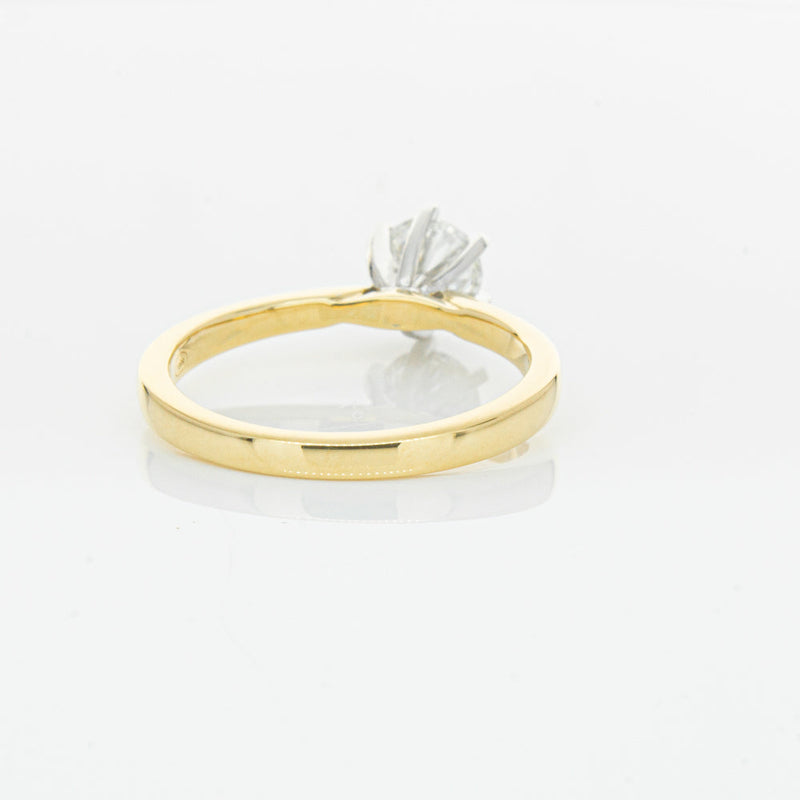 18ct Yellow Gold .71ct Diamond Capri Ring-Ring-Walker & Hall