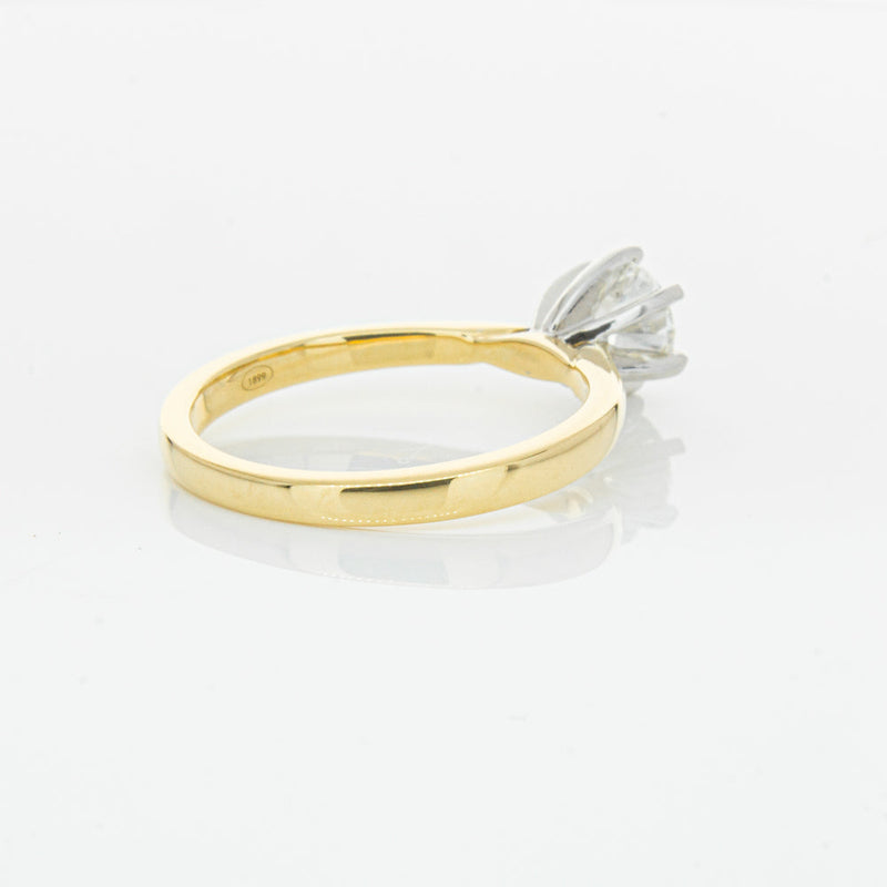 18ct Yellow Gold .71ct Diamond Capri Ring-Ring-Walker & Hall