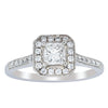 Platinum .46ct Princess Cut Reclaimed Diamond Mandalay Ring-Ring-Walker & Hall
