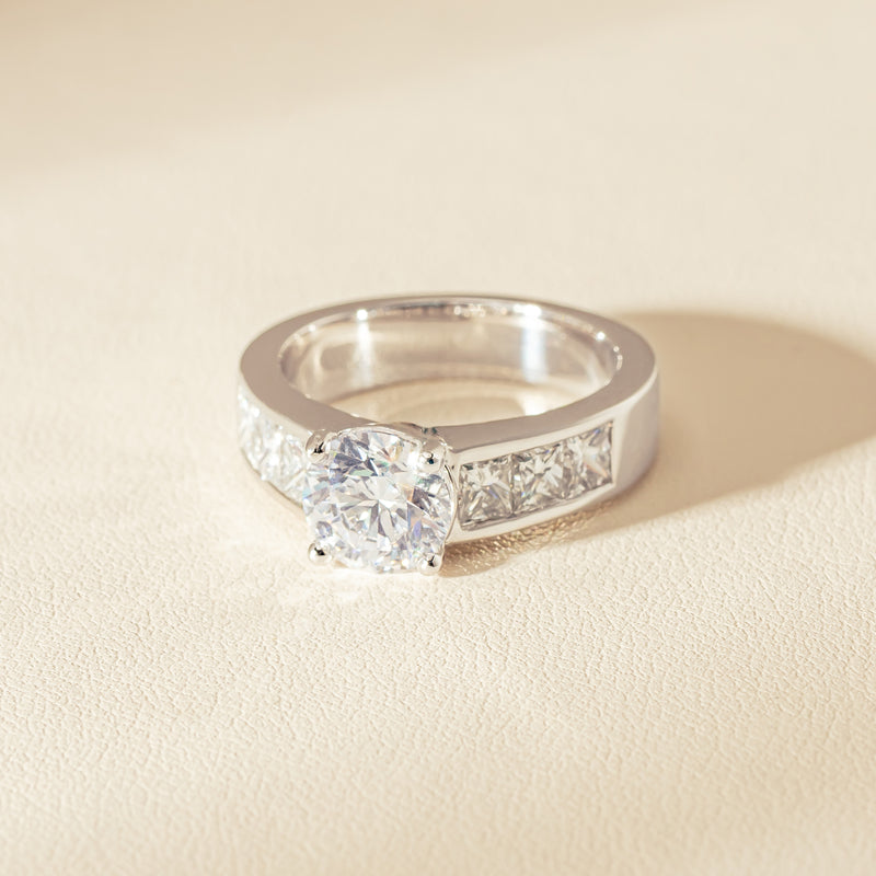 18ct White Gold 1.90ct Diamond Ring - Ring - Walker & Hall