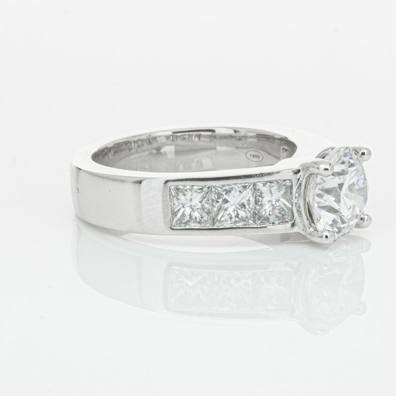 18ct White Gold 1.90ct Diamond Ring-Ring-Walker & Hall