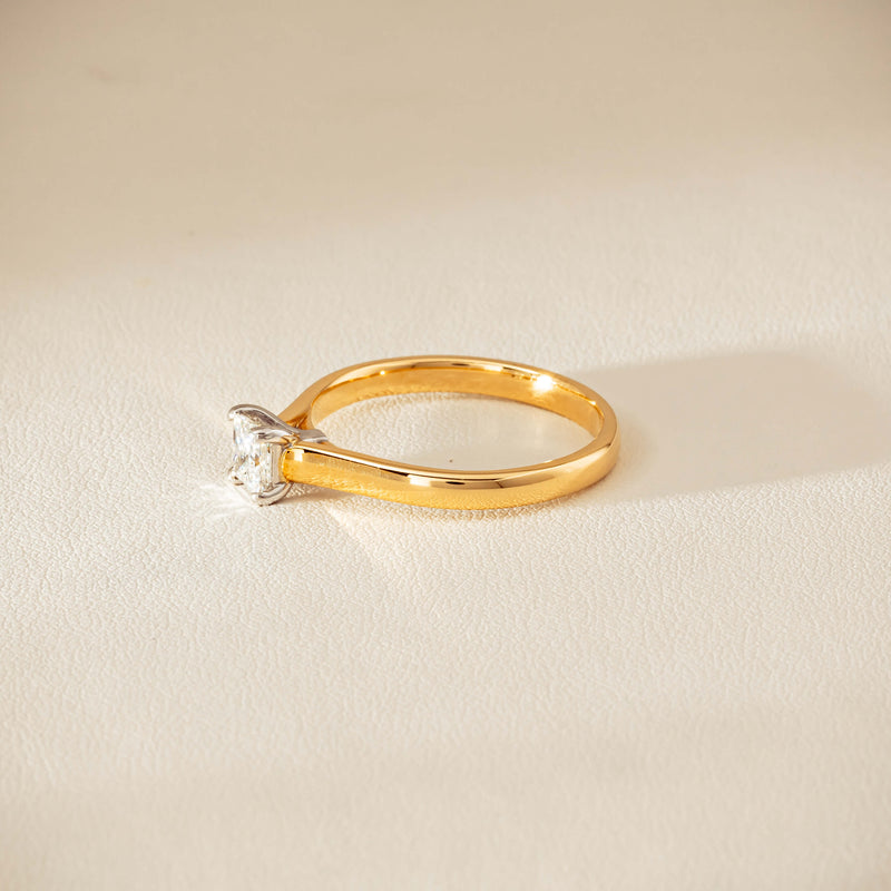 Deja Vu 18ct .70ct Princess Cut Diamond Ring - Ring - Walker & Hall