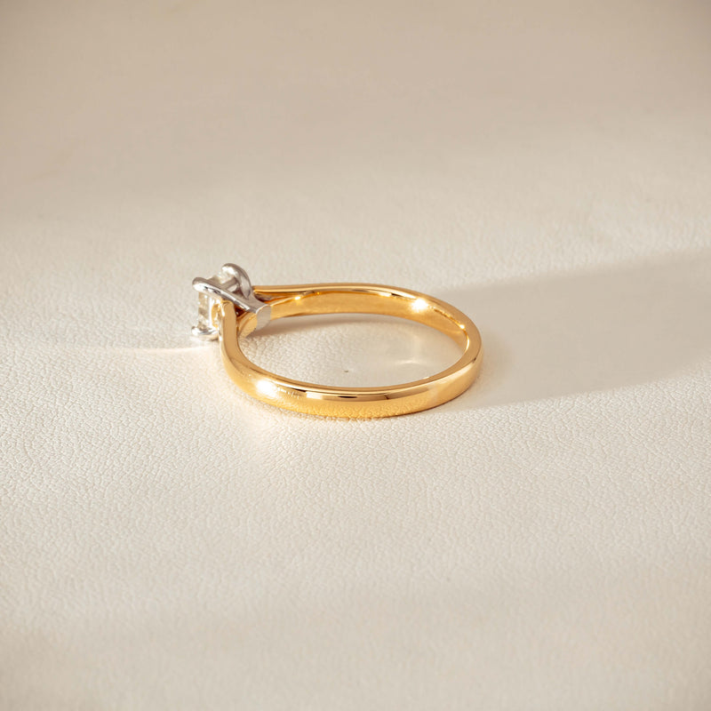 Deja Vu 18ct .70ct Princess Cut Diamond Ring - Ring - Walker & Hall