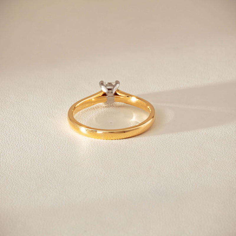 Deja Vu 18ct .70ct Princess Cut Diamond Ring - Ring - Walker & Hall