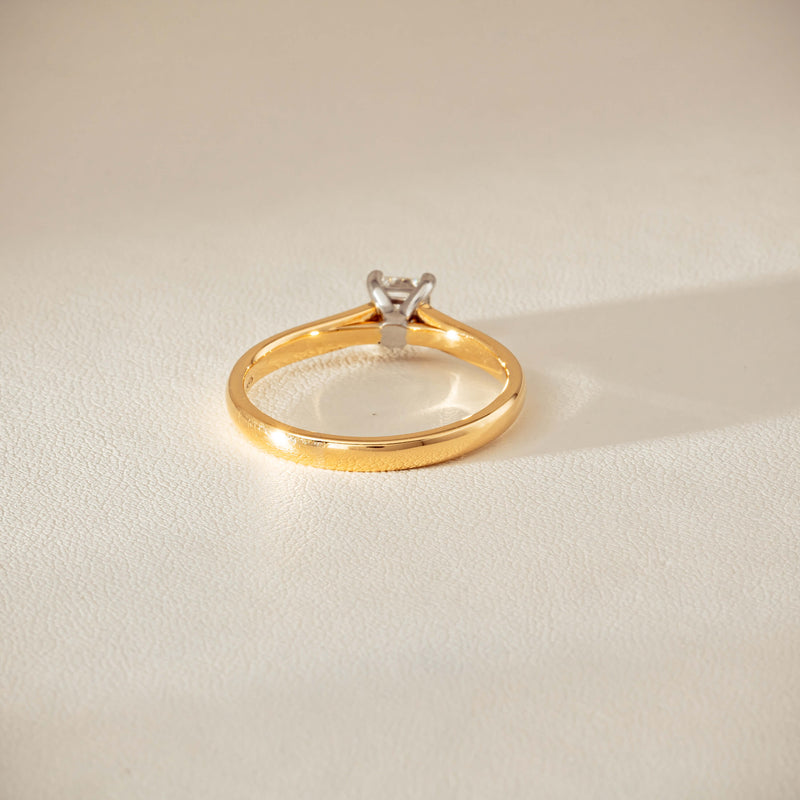 Deja Vu 18ct .70ct Princess Cut Diamond Ring - Ring - Walker & Hall