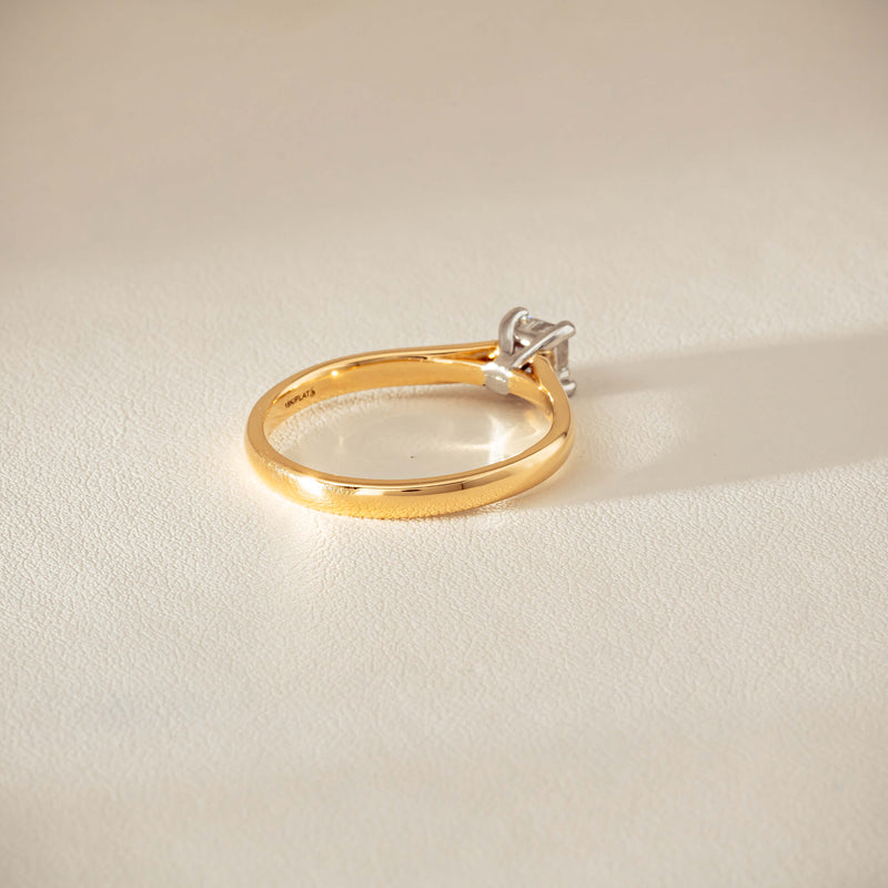 Deja Vu 18ct .70ct Princess Cut Diamond Ring - Ring - Walker & Hall