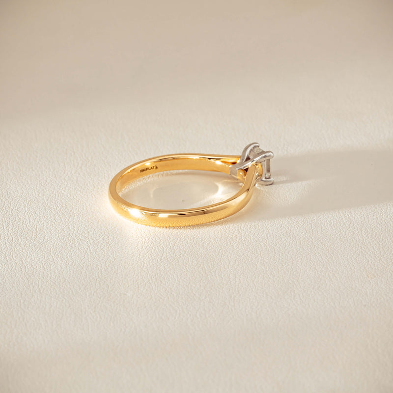 Deja Vu 18ct .70ct Princess Cut Diamond Ring - Ring - Walker & Hall