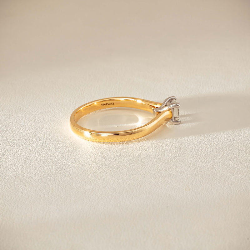 Deja Vu 18ct .70ct Princess Cut Diamond Ring - Ring - Walker & Hall