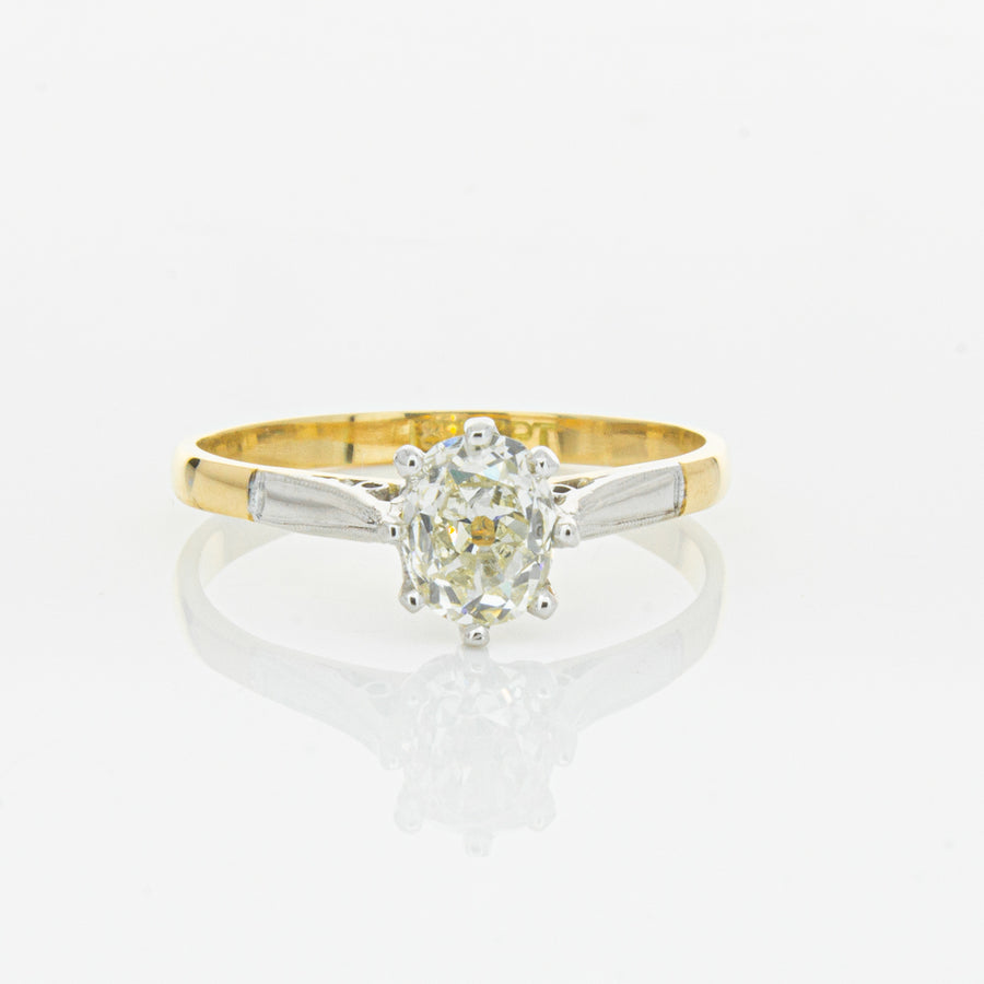 Deja Vu 18ct Yellow Gold & Palladium .70ct Diamond Ring-Ring-Walker & Hall