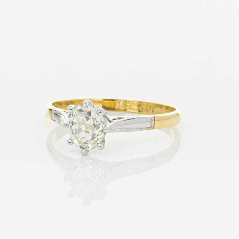 Deja Vu 18ct Yellow Gold & Palladium .70ct Diamond Ring-Ring-Walker & Hall