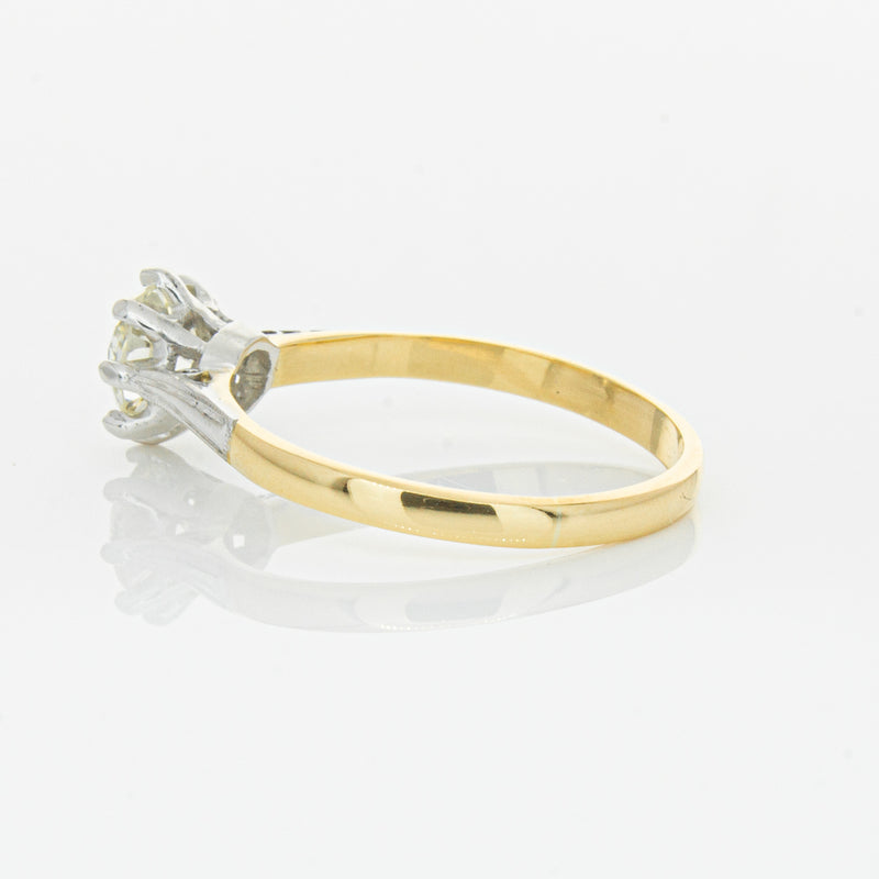 Deja Vu 18ct Yellow Gold & Palladium .70ct Diamond Ring-Ring-Walker & Hall