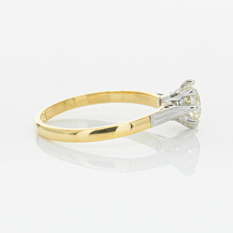 Deja Vu 18ct Yellow Gold & Palladium .70ct Diamond Ring-Ring-Walker & Hall