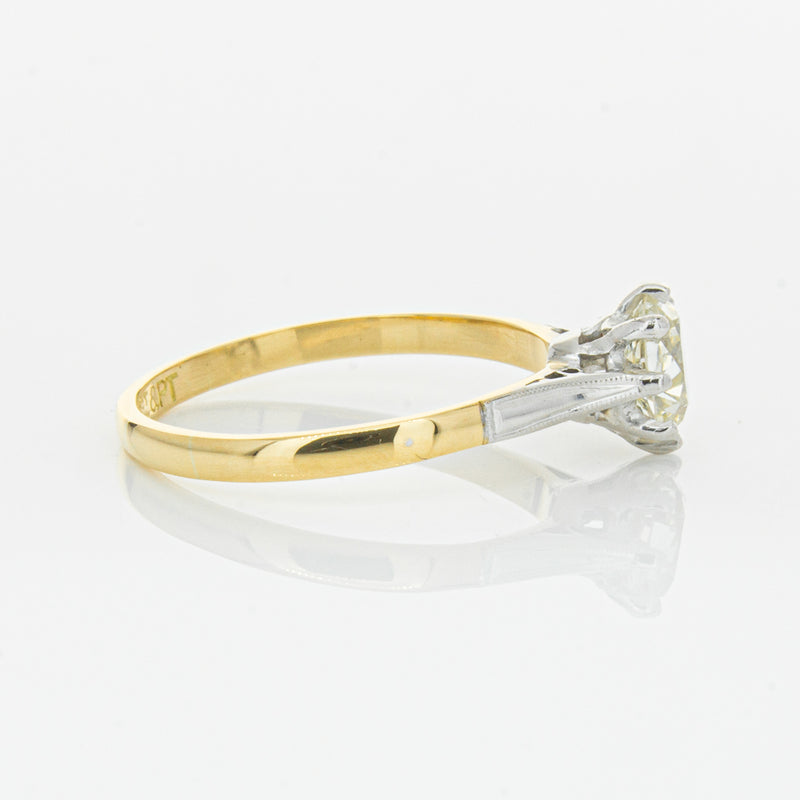 Deja Vu 18ct Yellow Gold & Palladium .70ct Diamond Ring-Ring-Walker & Hall