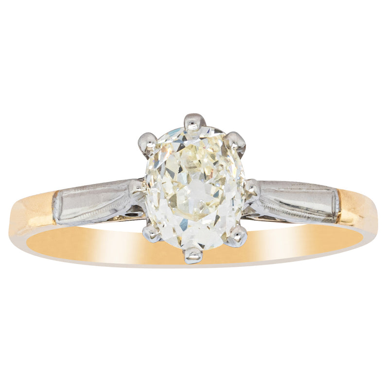 Deja Vu 18ct Yellow Gold & Palladium .70ct Diamond Ring-Ring-Walker & Hall