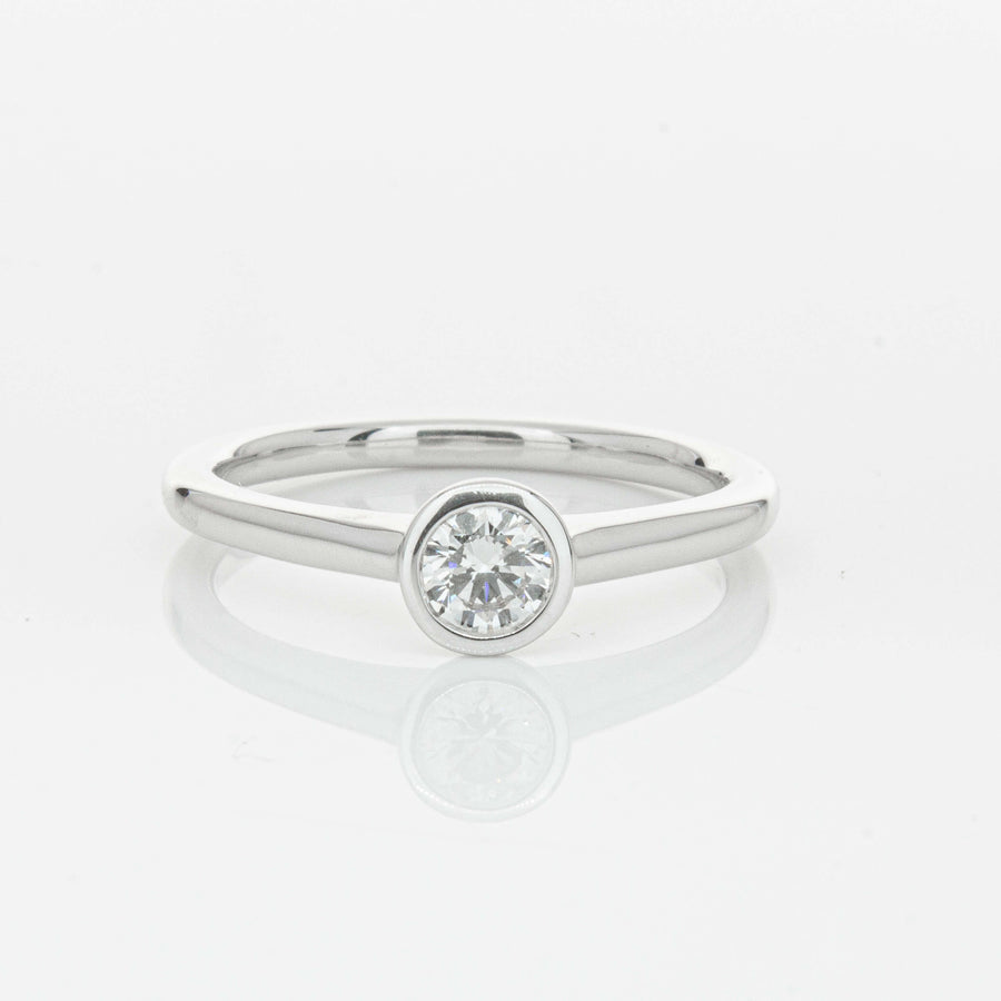 18ct White Gold .30ct Diamond Natalia Ring-Ring-Walker & Hall