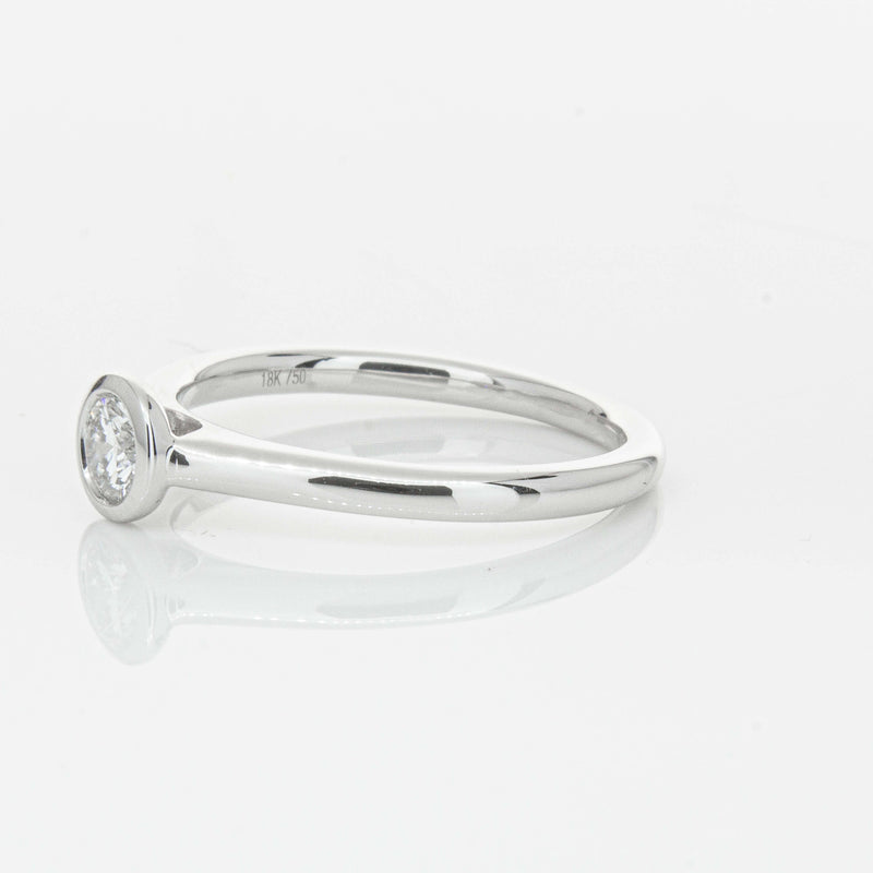 18ct White Gold .30ct Diamond Natalia Ring-Ring-Walker & Hall