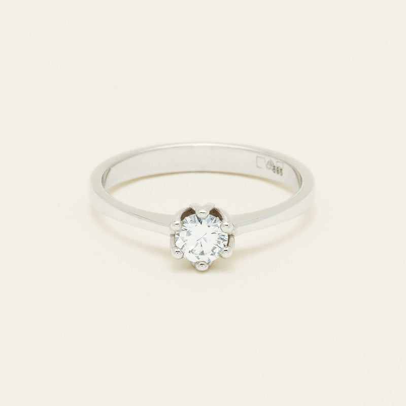 Deja Vu 14ct White Gold .26ct Diamond Ring - Ring - Walker & Hall