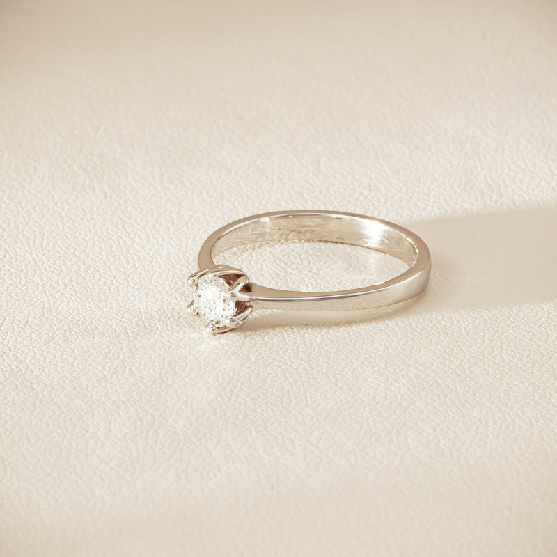 Deja Vu 14ct White Gold .26ct Diamond Ring - Ring - Walker & Hall