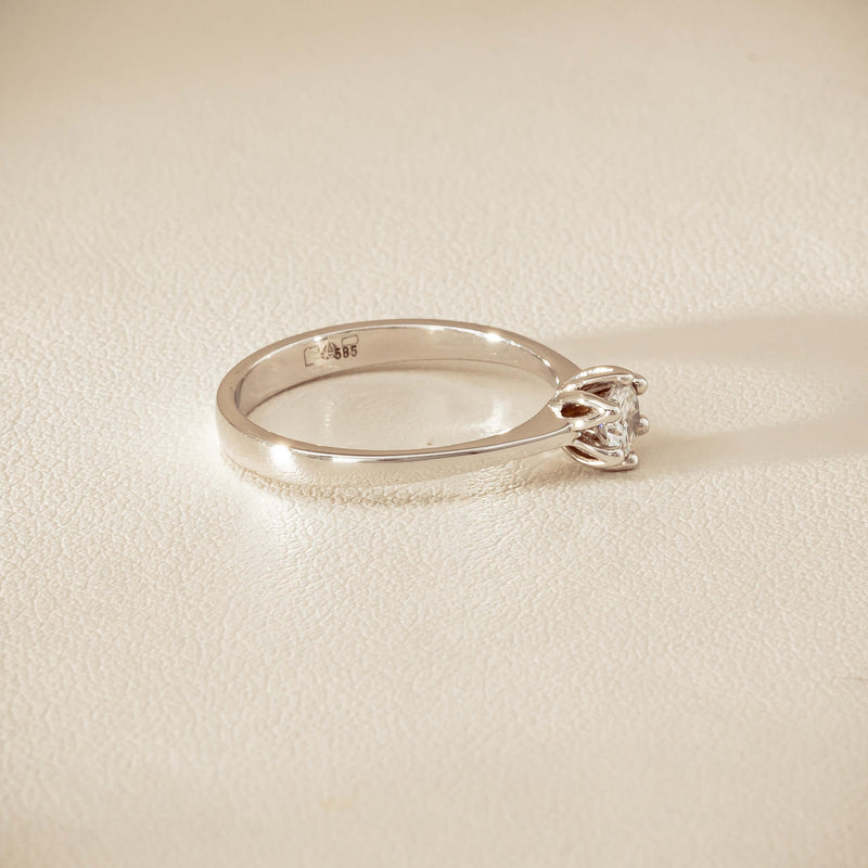 Deja Vu 14ct White Gold .26ct Diamond Ring - Ring - Walker & Hall