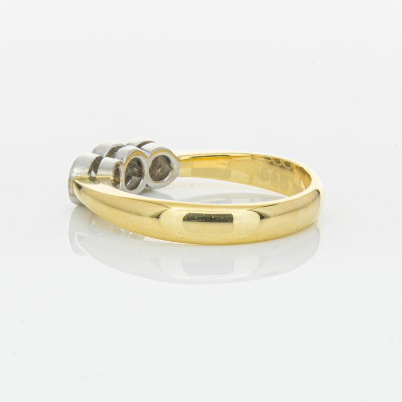 Deja Vu 18ct Yellow Gold .61ct Diamond Ring-Ring-Walker & Hall