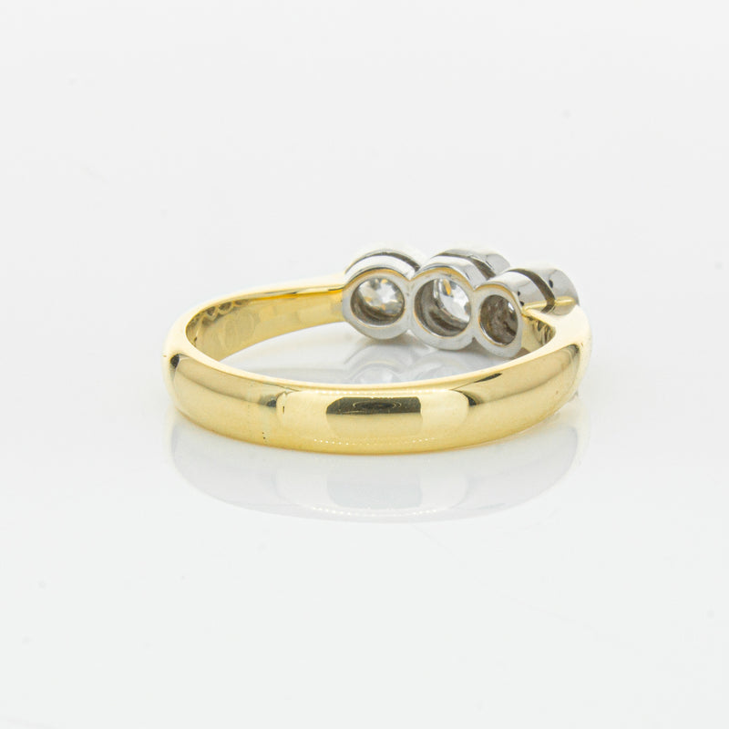 Deja Vu 18ct Yellow Gold .61ct Diamond Ring-Ring-Walker & Hall