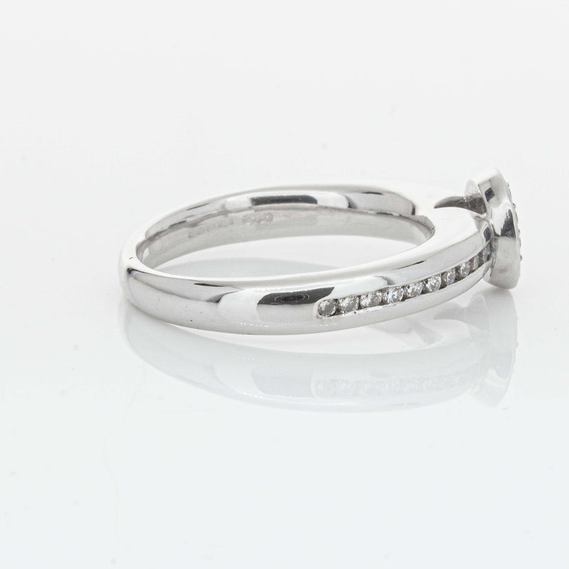 Deja Vu 18ct White Gold .25ct Diamond Cluster Ring-Ring-Walker & Hall