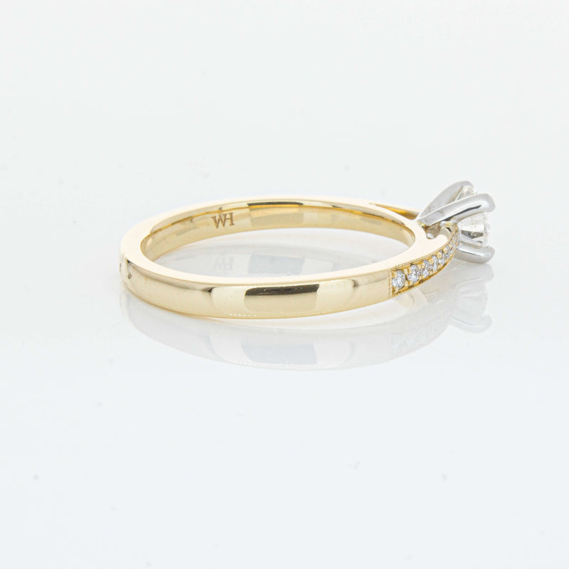14ct Yellow Gold .40ct Diamond Helena Ring-Ring-Walker & Hall