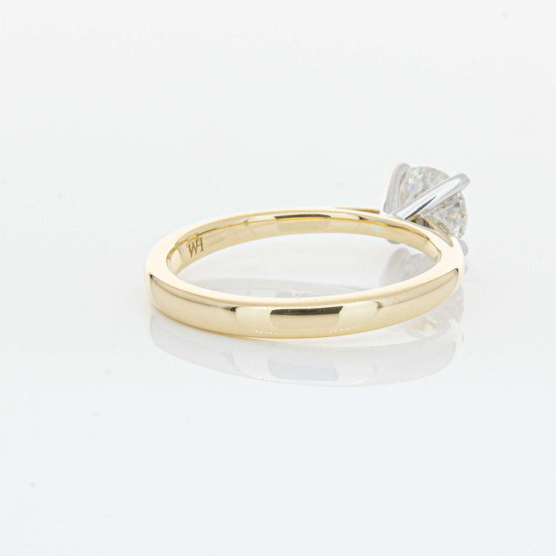 14ct Yellow Gold 1.00ct Diamond Luna Ring-Ring-Walker & Hall