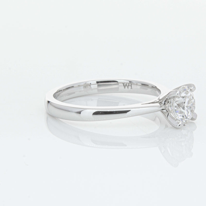 14ct White Gold 1.00ct Diamond Luna Ring-Ring-Walker & Hall