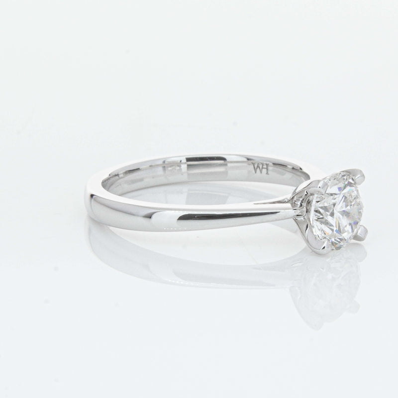 14ct White Gold 1.00ct Diamond Luna Ring-Ring-Walker & Hall