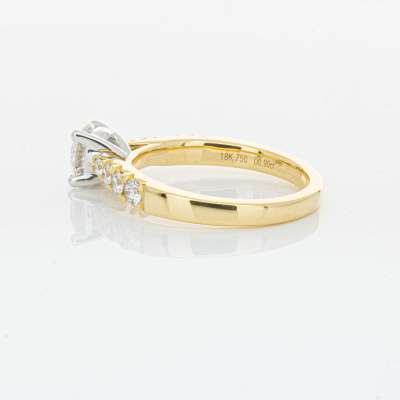 18ct Yellow Gold .90ct Diamond Phoenix Ring-Ring-Walker & Hall