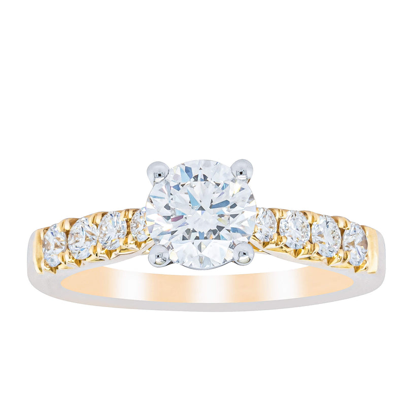 18ct Yellow Gold .90ct Diamond Phoenix Ring-Ring-Walker & Hall
